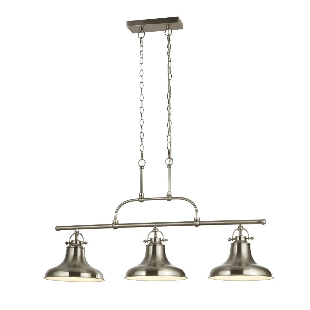 Eetkamer hanglamp Dallas mat zilver