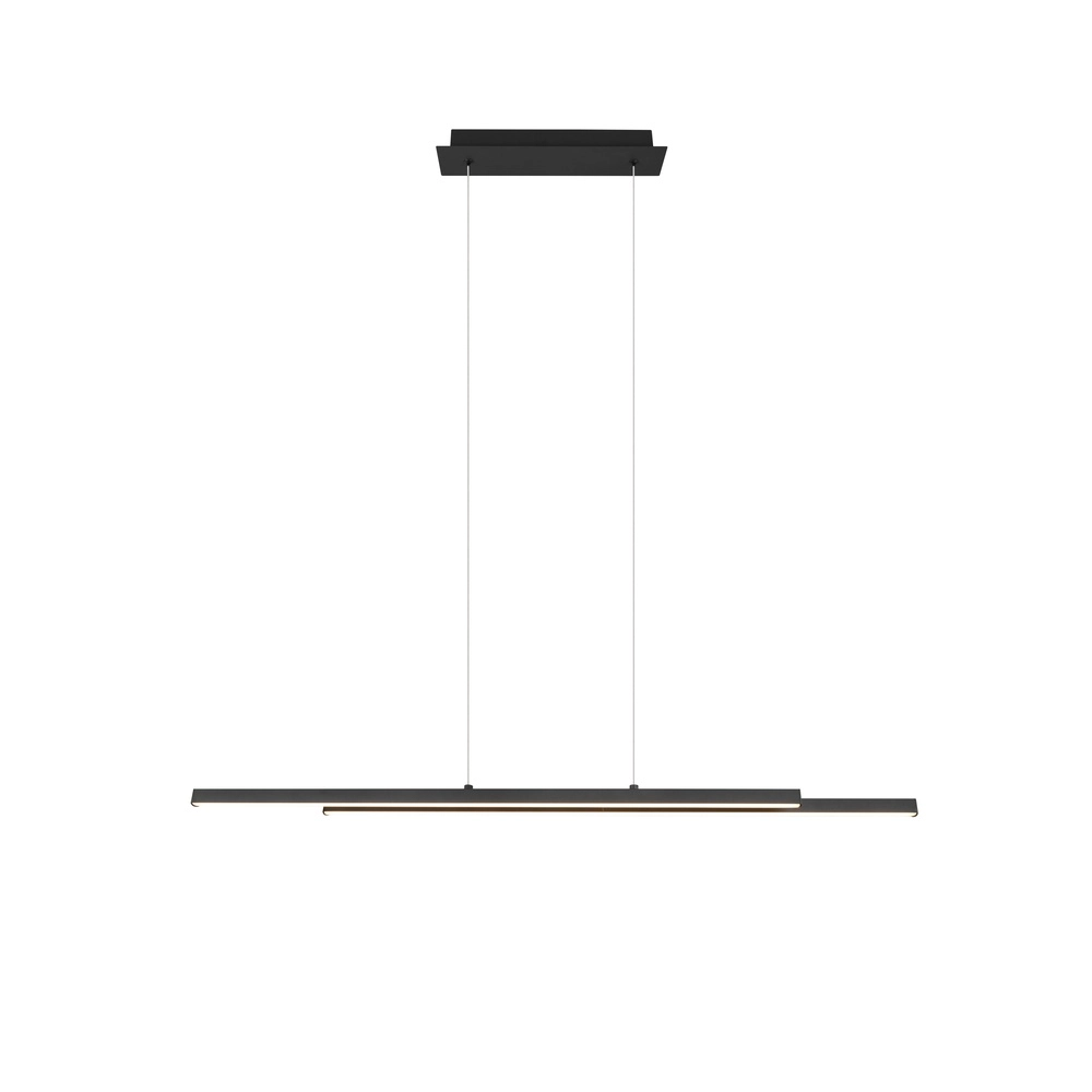 Hanglamp Odio zwart Trio 4017807612523