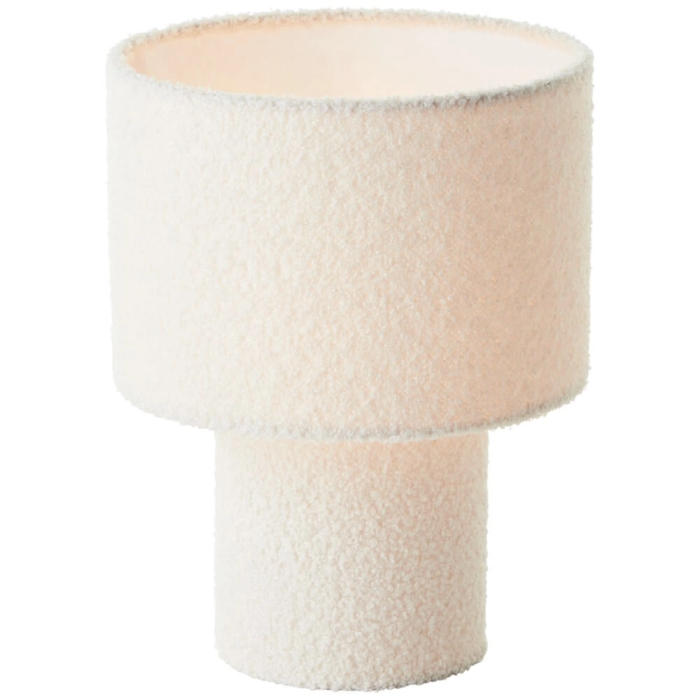 Creme tafellamp Teddy Ø 23cm Brilliant 4004353447235
