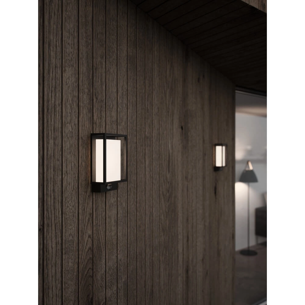 Moderne buitenlamp Nestor zwart met sensor Nordlux 5701581464988