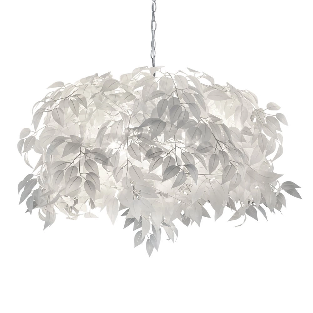 Hanglamp Leavy 70cm grijstint Trio 4017807299564