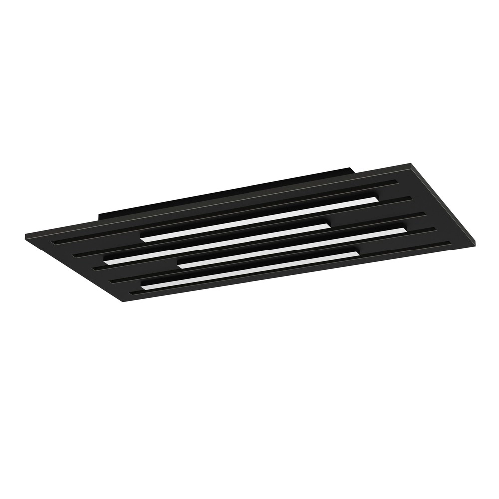 Smart plafonniere Pitrignani-Z rechthoek 60 x 30cm zwart