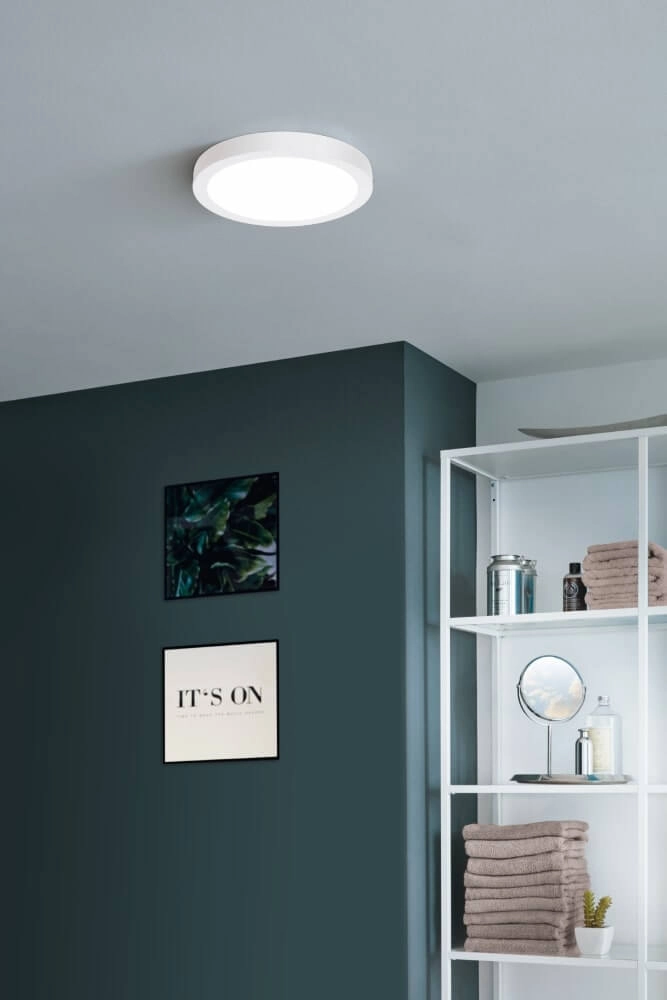 Plafonnière Zigbee Fueva-Z RVS - Ø 21,6cm Eglo 9002759988449
