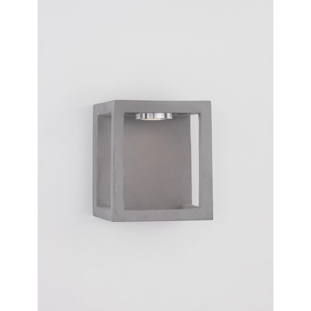 Vierkante wandlamp Bev