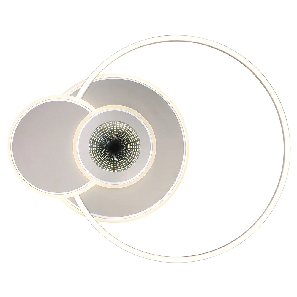 Design plafondlamp Beltran zilvergrijs Globo 9007371586691