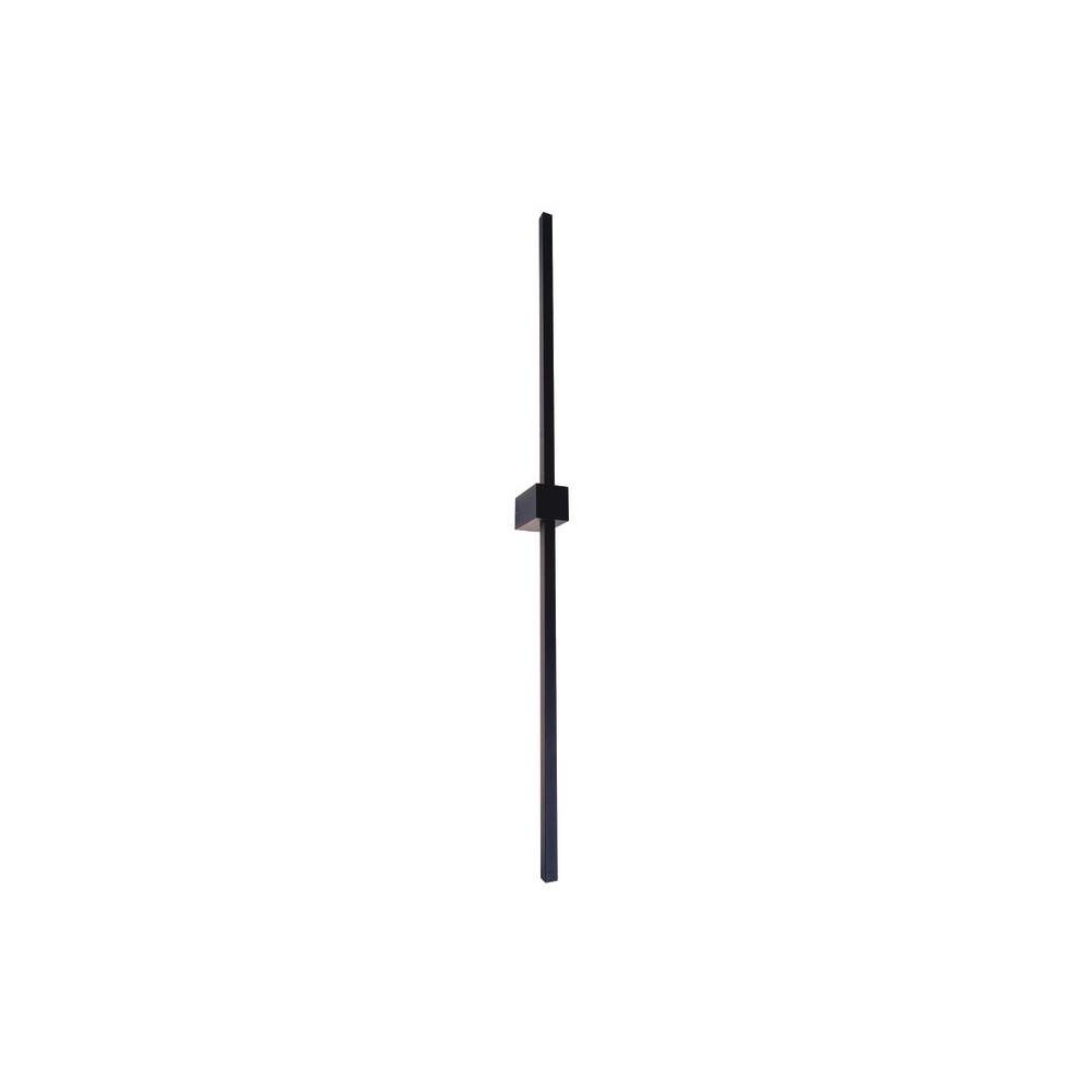 Strakke wandlamp Girona 123cm - antraciet