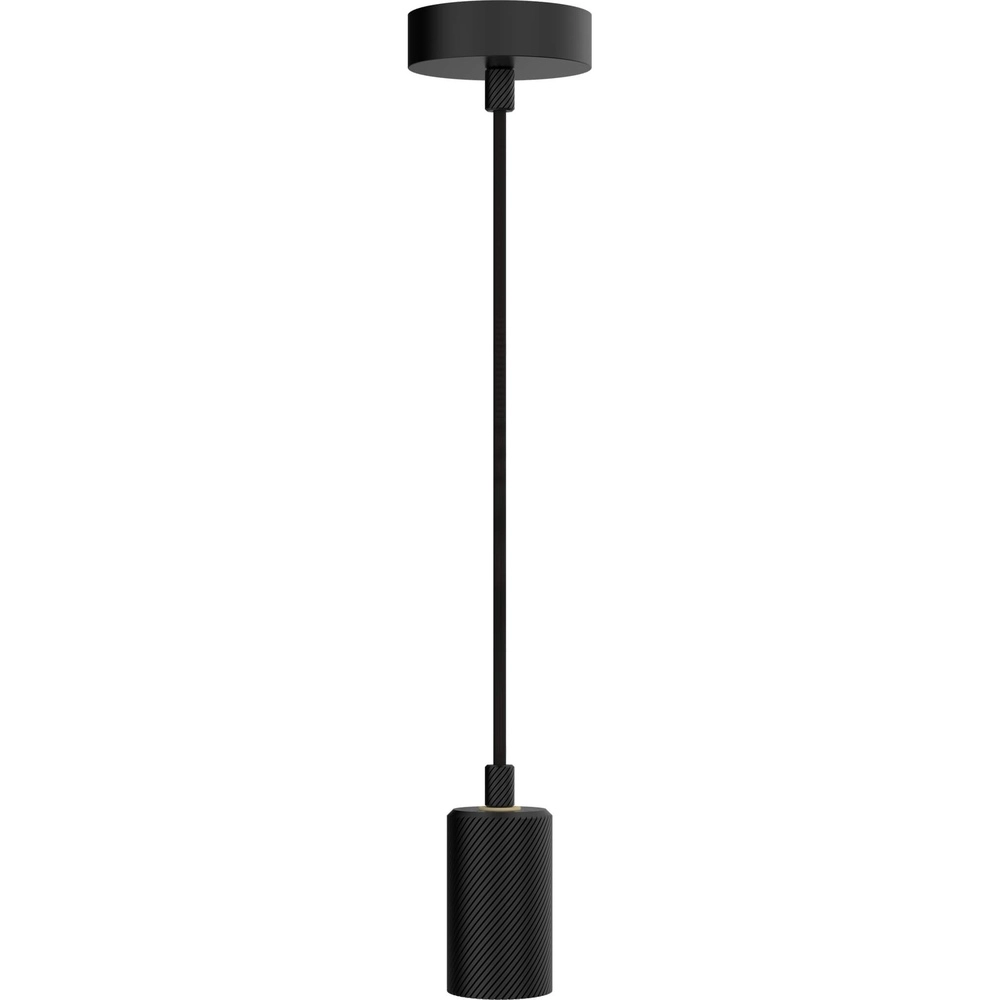 Zwarte hanglamp Alix Wave 5m enkel