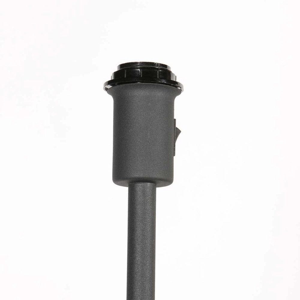 Zwarte vloerlamp Noor met zwarte kap Steinhauer 8712746182309