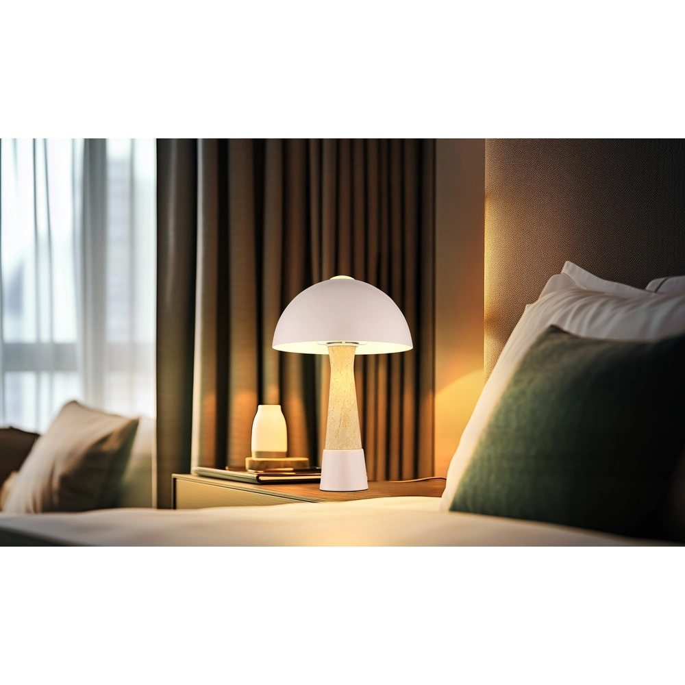Unieke tafellamp Paulin champagne Globo 9007371578696