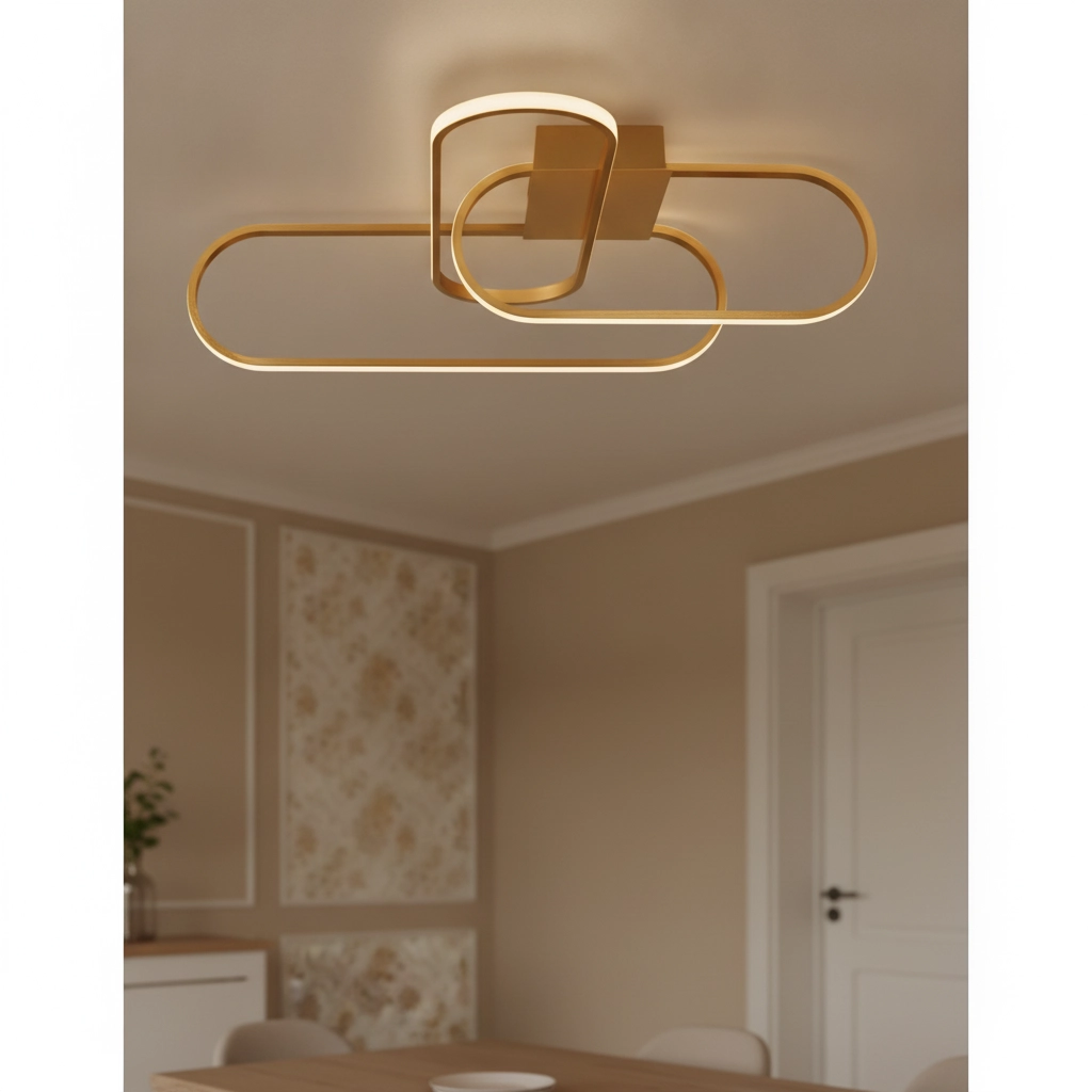 Design plafondlamp Arte goud