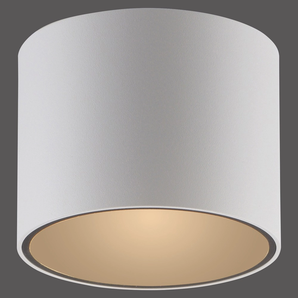 Plafond opbouwspot Pure Point Ø 11cm - wit