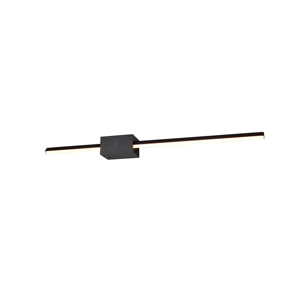 Moderne wandlamp Cassino zwart 70,5cm Trio 4017807683226