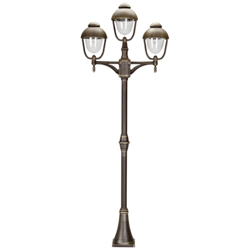 Buitenlamp 3-lichts Jardi 228cm - brons