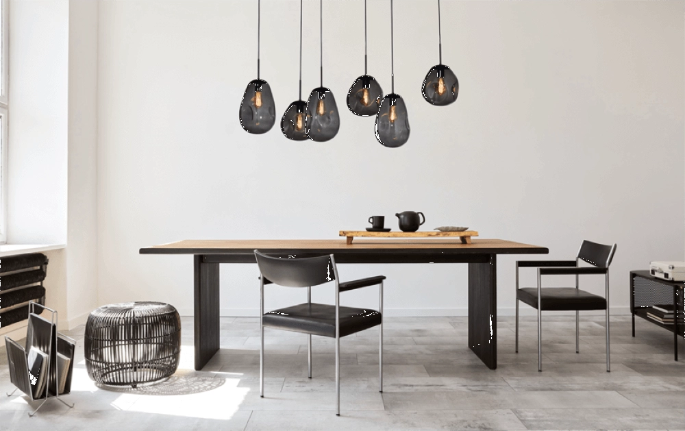 Hanglamp Lava 6x smoke glas Masterlight 8718121286228
