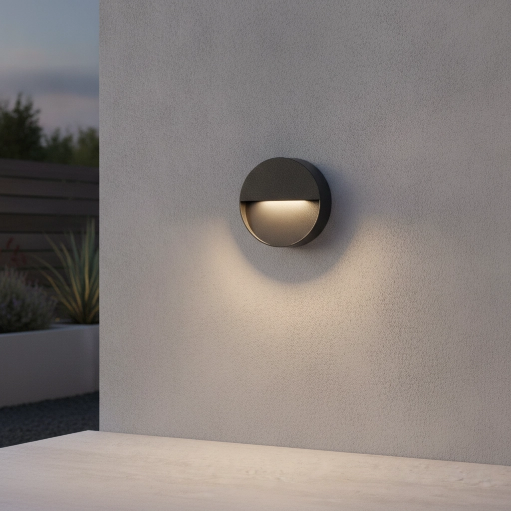 Design wandlamp Arne antraciet