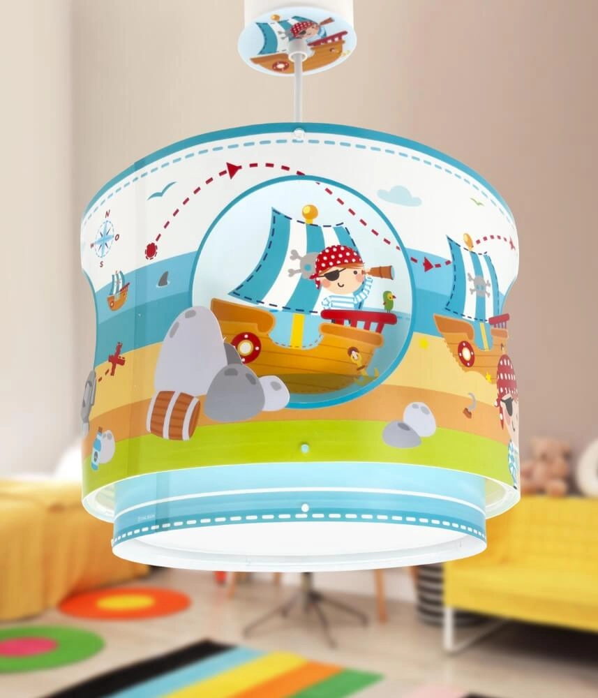 Kinderkamer hanglamp Pirate Island Ø 26cm Dalber 8420406002736