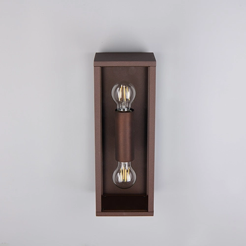 Moderne wandlamp Garonne M roestbruin Trio 4017807687392