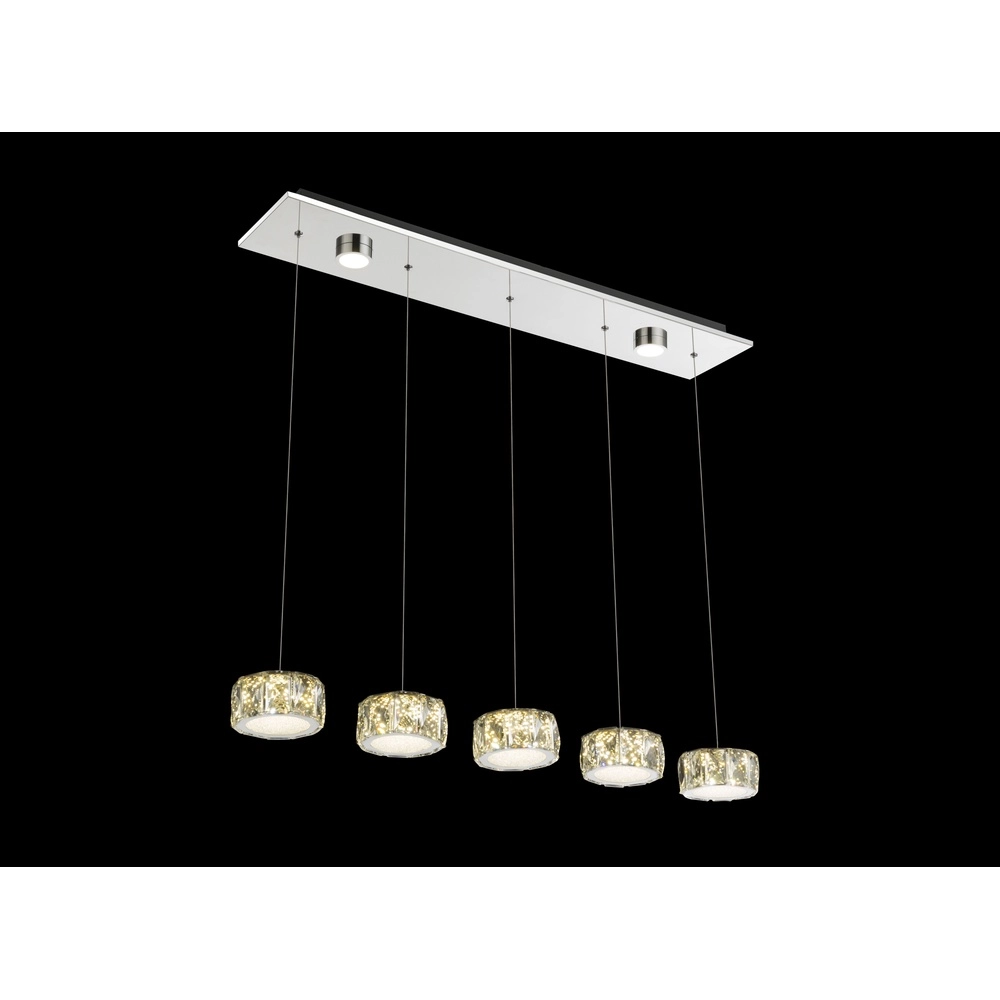 4-lichts hanglamp Amur chroom Globo 9007371342068