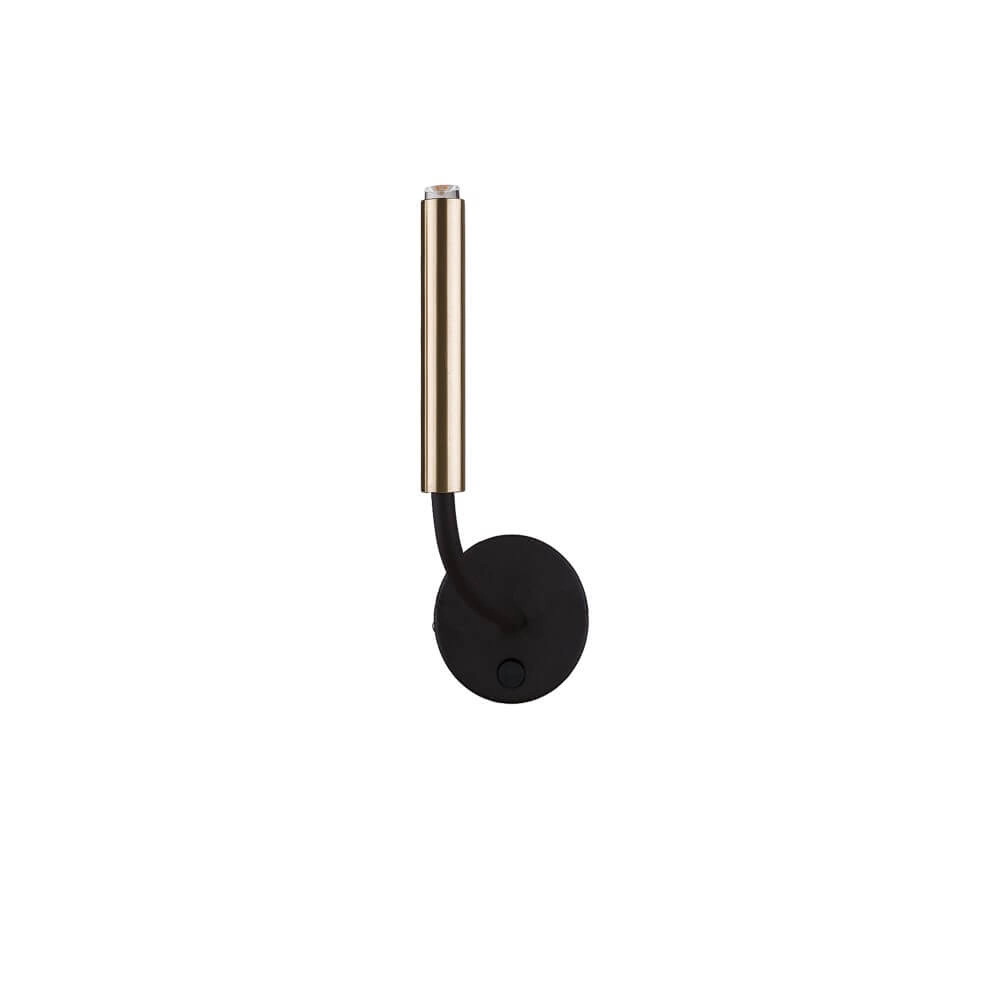 Zwart gouden wandlamp Stalactite