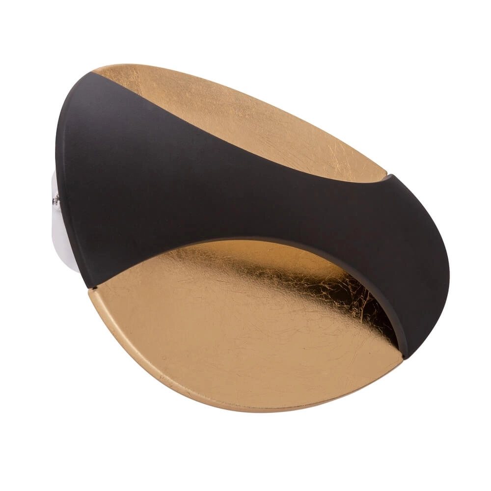 Design wandlamp Alexandra zwart met goud Globo 9007371395453