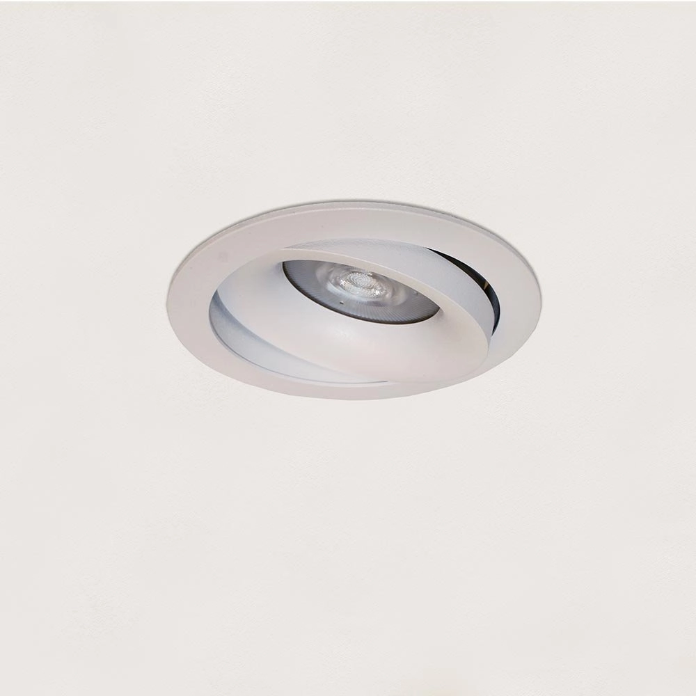 Witte inbouwspot Downel 9cm Artdelight 8719831730469