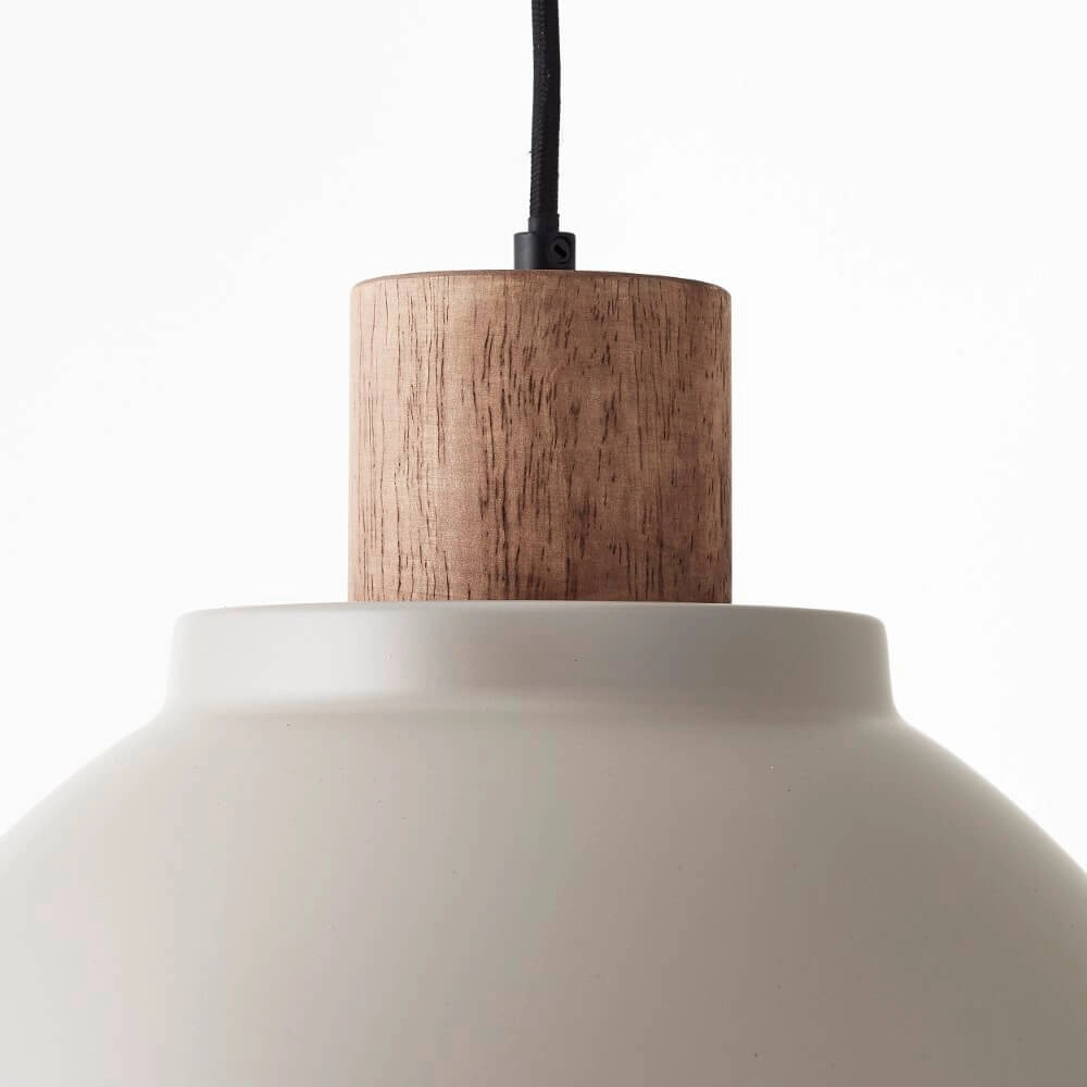 Hanglamp Erena Ø 38cm taupe Brilliant 4004353413056