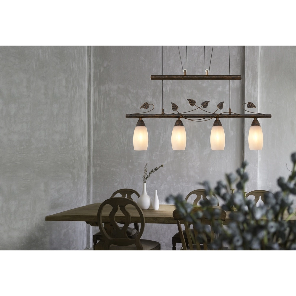 Klassieke hanglamp Venezia bruin Globo 9007371475629