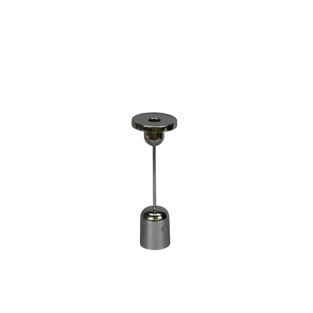Oplaadbare tafellamp Cassis RVS voor kandelaar KonstSmide 7318307832006