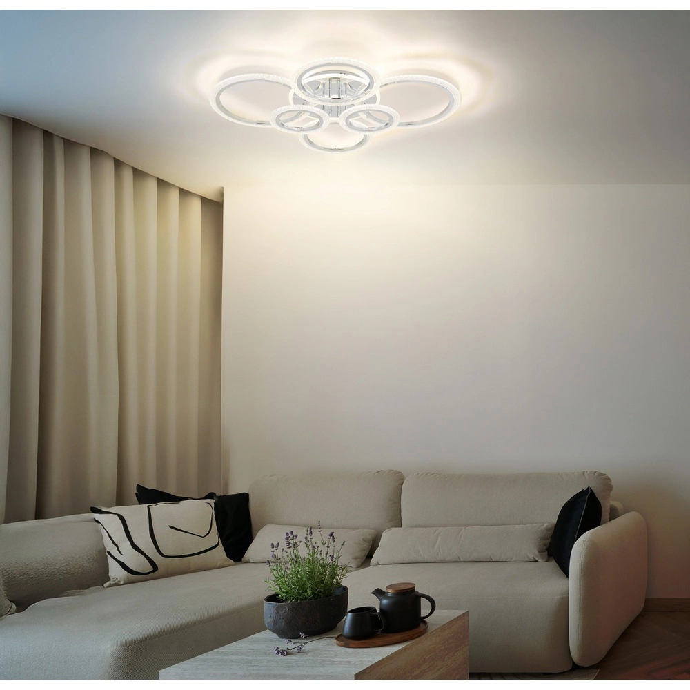 Plafondlamp Salinas chroom Globo 9007371566464
