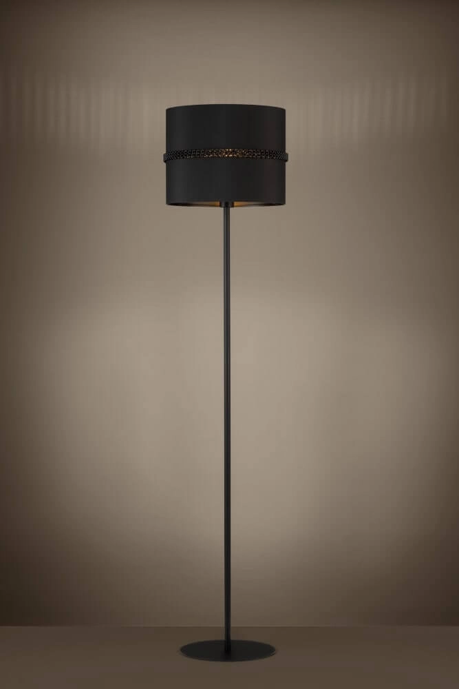 Zwarte vloerlamp Paraguaio Ø 36cm Stars of Light 9008606221035