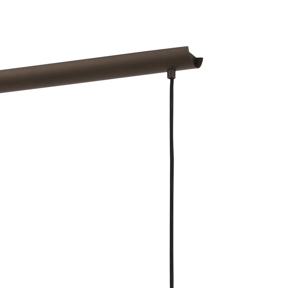 Eetkamer hanglamp Saganto 1 met 3 koperen kappen Stars of Light 9002759393571