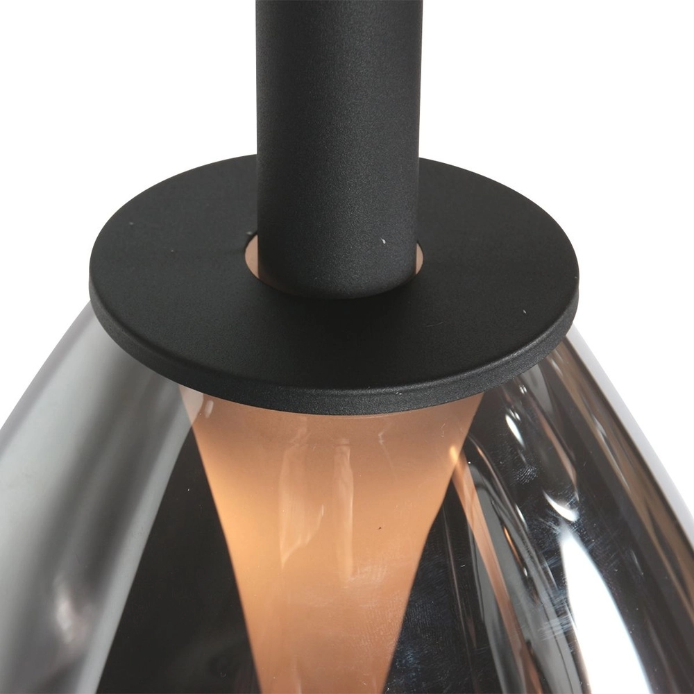 Hanglamp Glimsy 1-lichts zwart Ø 14,5cm Steinhauer 8712746177985