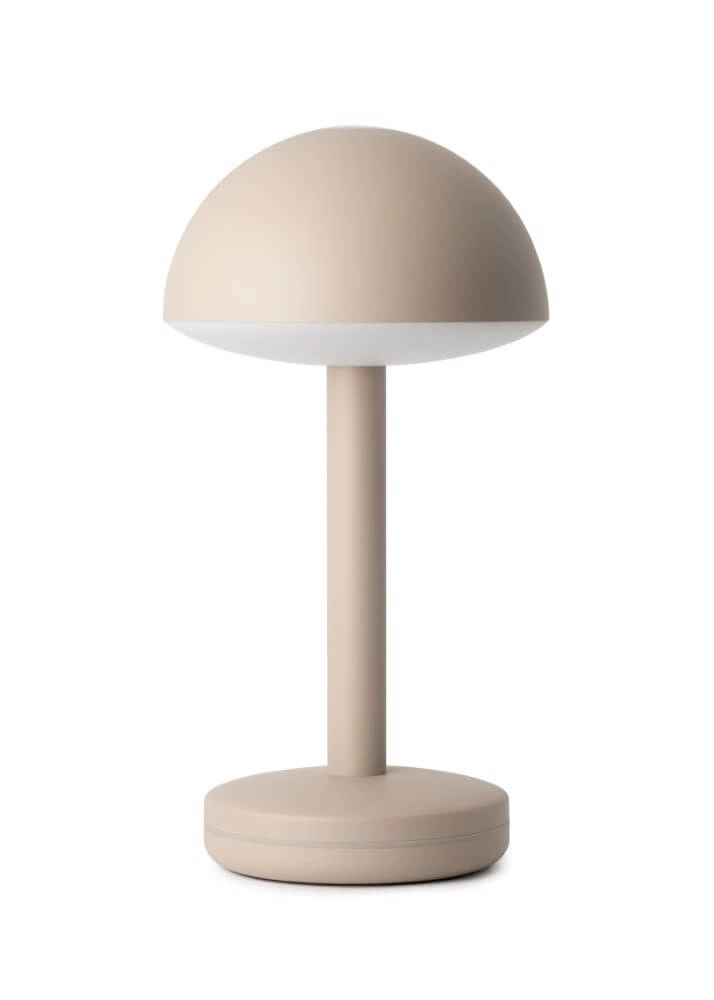 Oplaadbare tafellamp Bug Beige