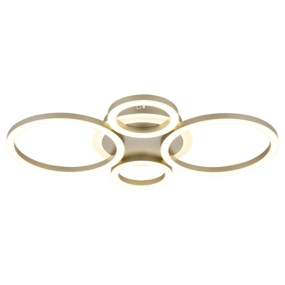 Design plafondlamp Loretta koffie bruin