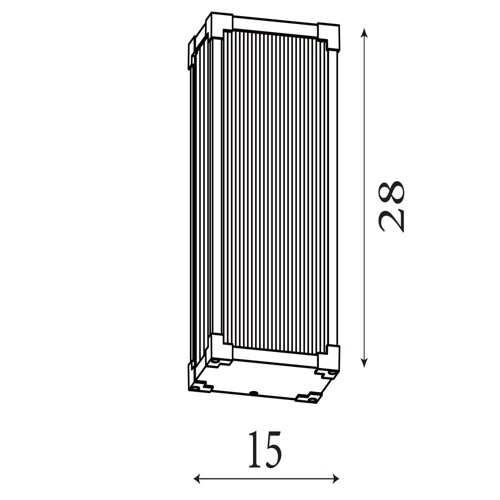 Wandlamp Cincinnati zwart Searchlight 5053423297897
