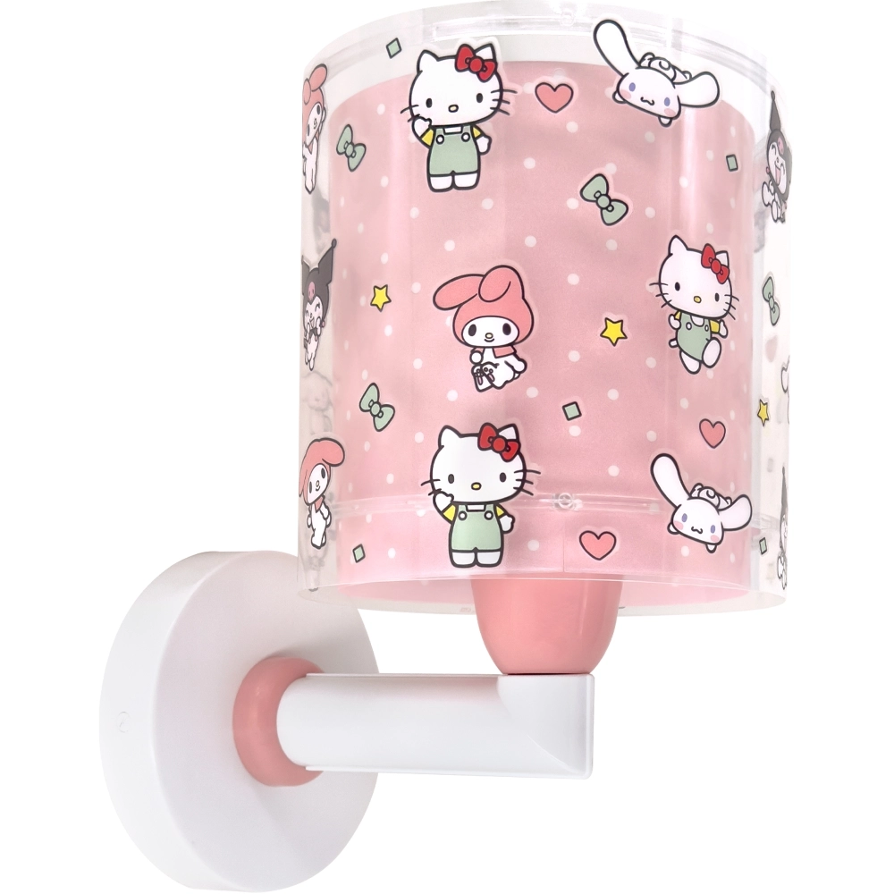 Wandlamp Hello Kitty & Friends roze