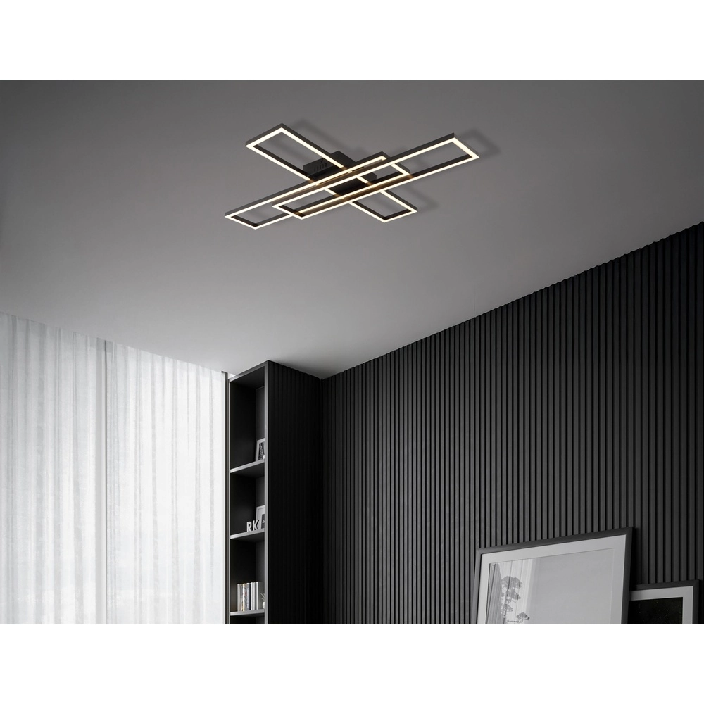 Plafondlamp Tatjana zwart Globo 9007371569311