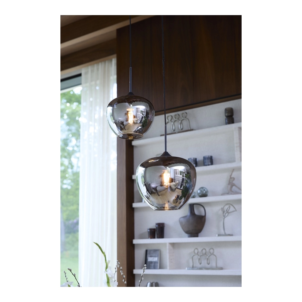 Hanglamp Mayson Ø 23cm smoke Light & Living 8717807614140