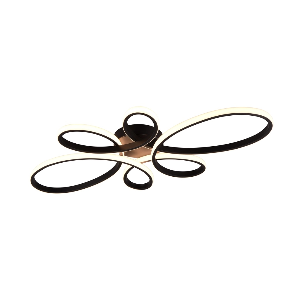 Design plafondlamp Fly zwart
