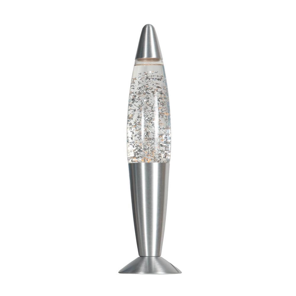 Lavalamp Volcan zilvergrijs