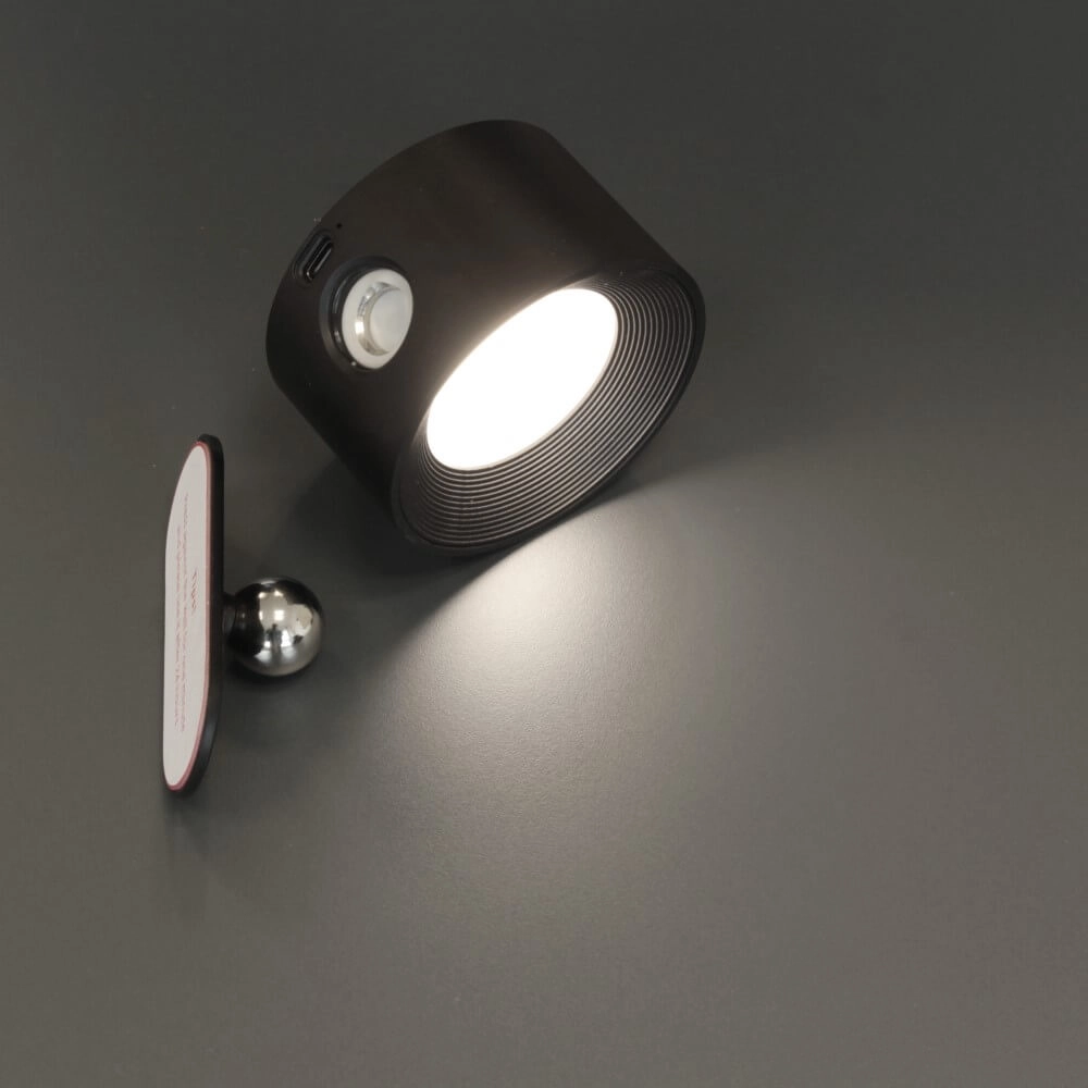 Design wandlamp Magnetics zwart Fischer & Honsel 4052231300486