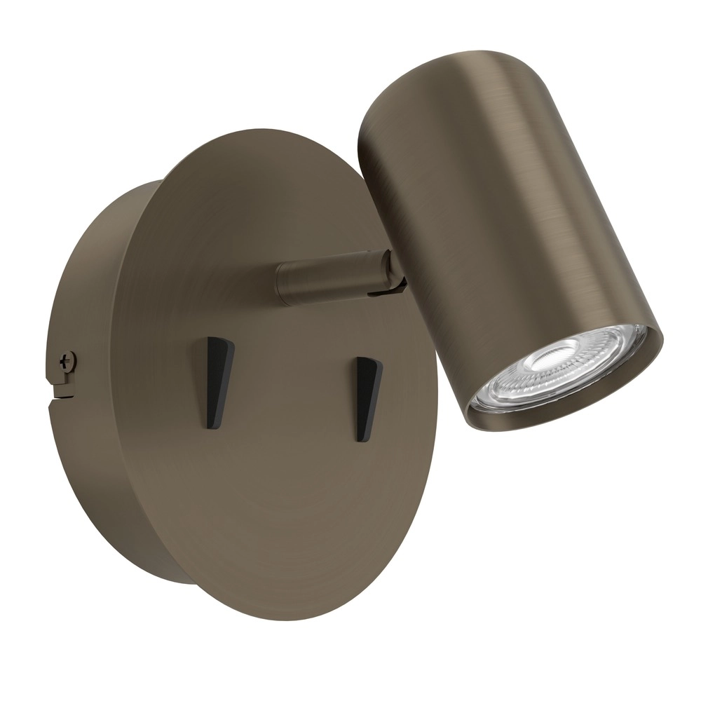 Opbouwspot Montemurro enkel donker brons Eglo 9008606392230