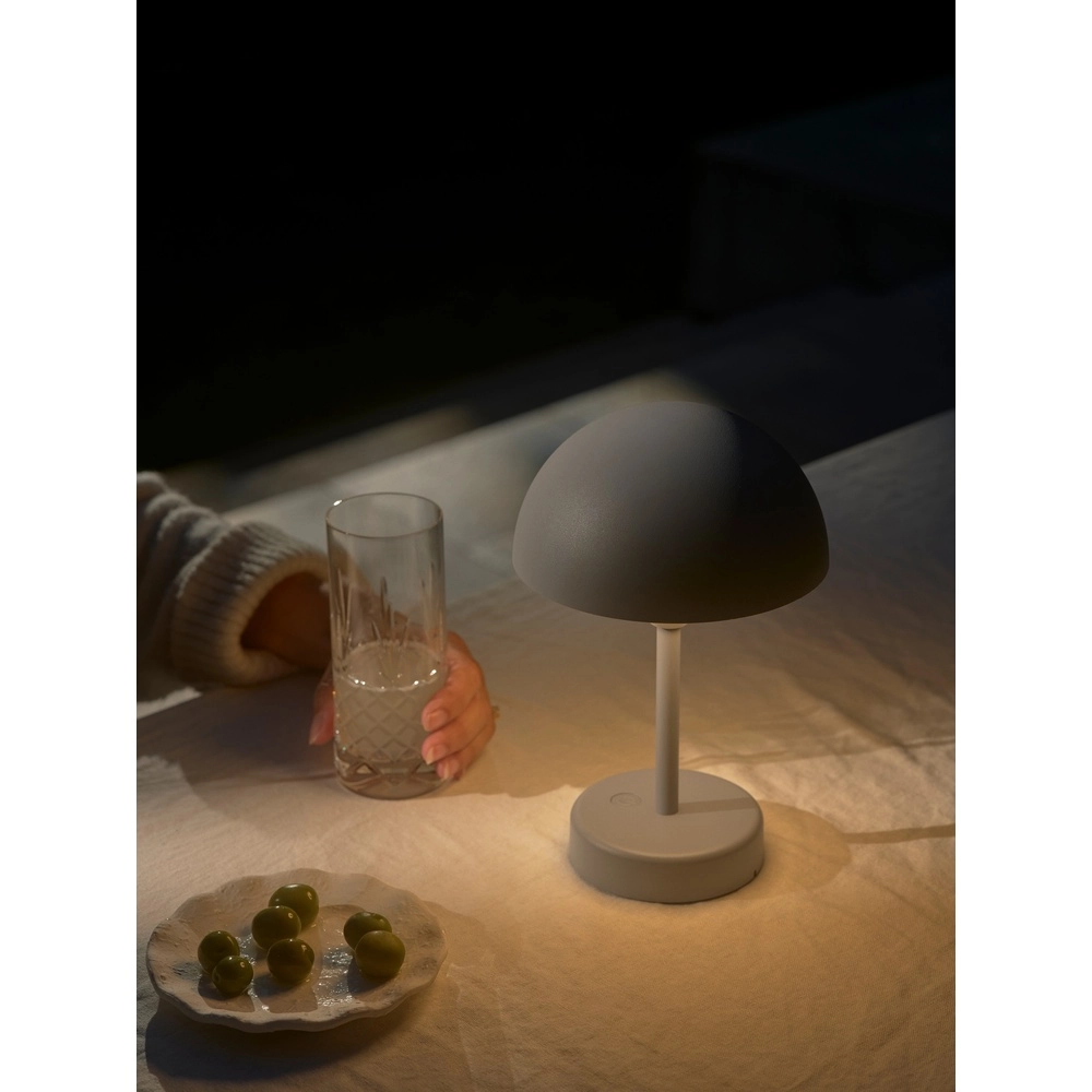 Oplaadbare tafellamp Ellen To-Go  voor buiten - grijs Nordlux 5704924025624