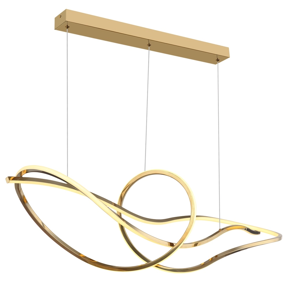 Gouden hanglamp Iduna modern Globo 9007371507429