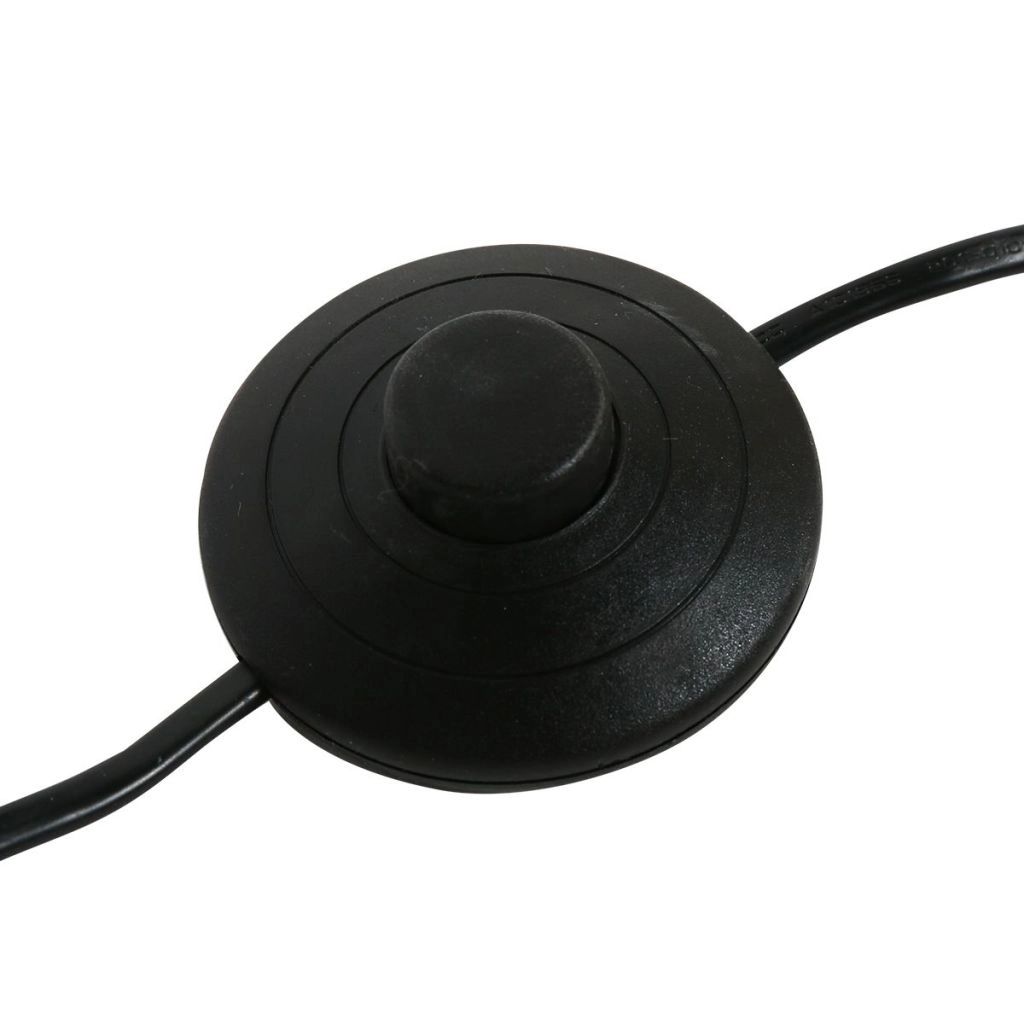 Zwarte vloerlamp Stang met kurk kap Ø50cm Steinhauer 8712746180411