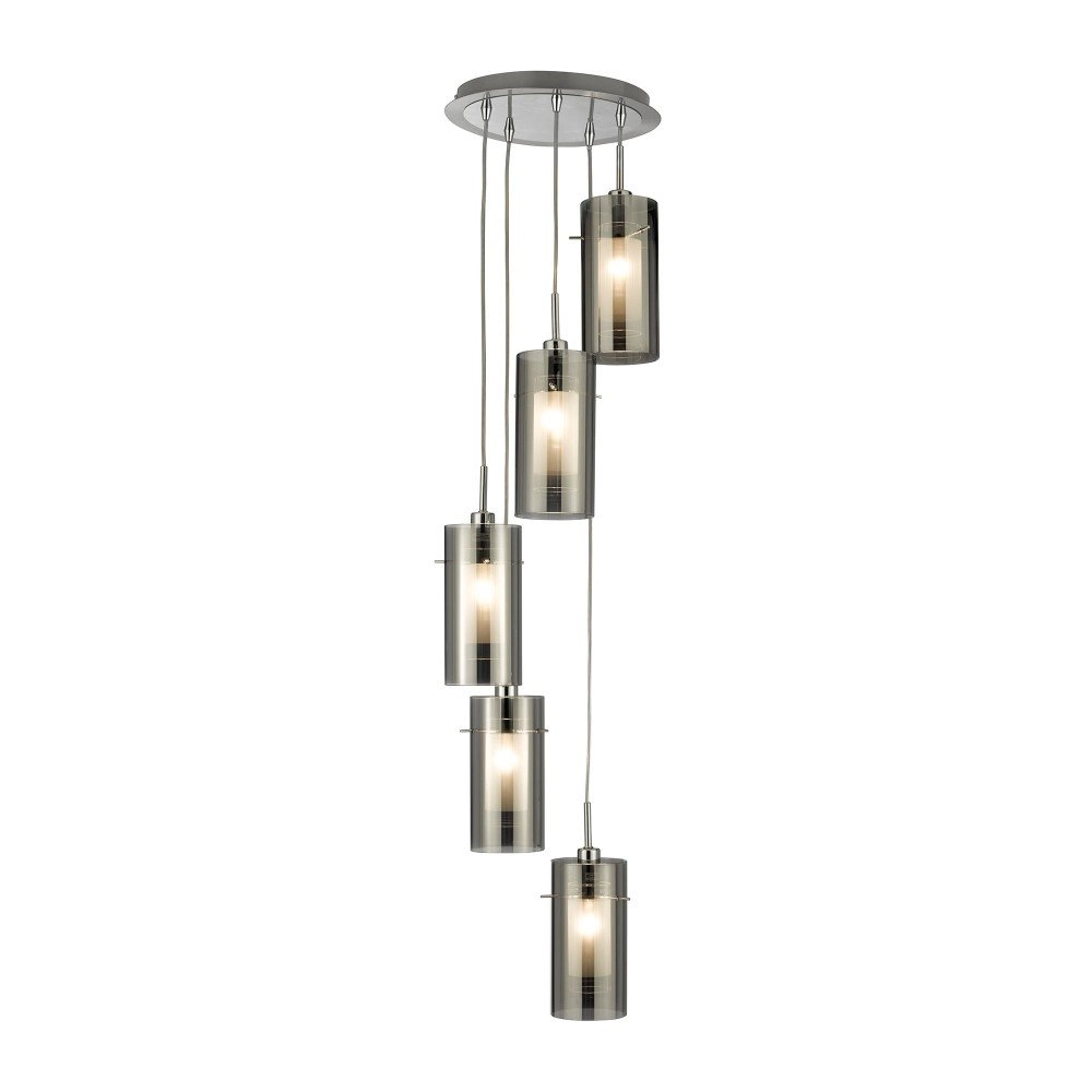 Vide hanglamp Duo 2 5-lichts
