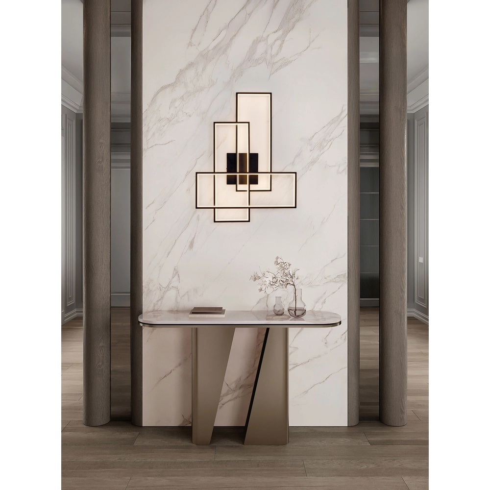 Wandlamp Alis design zwart