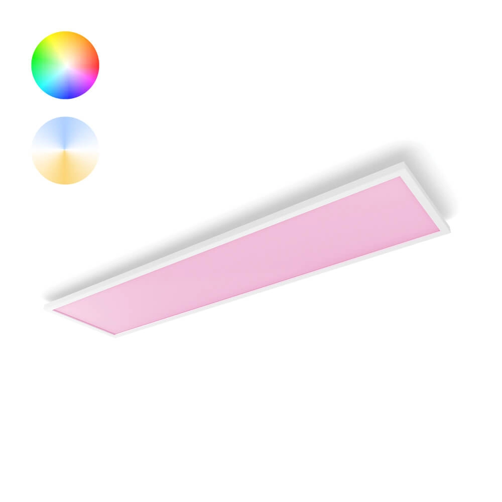 Plafondlamp Hue Surimu - White and Color 120x30cm wit