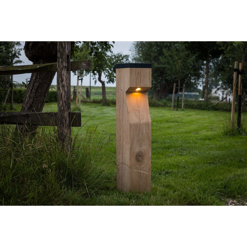 Houten solar padverlichting Eye Solar Accoya - 17,5x17,5x90 -2700K Timberlab 8716803513860