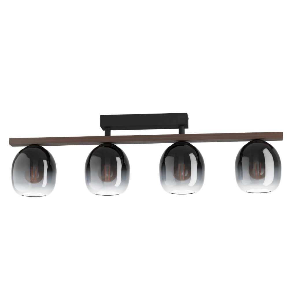 Glazen plafondlamp Filago